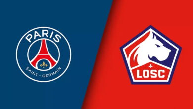 صورة تقديم مباراة باريس سان جيرمان وليل في الدوري الفرنسي 2025/2026